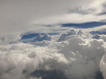 Aerial view of cloudscape