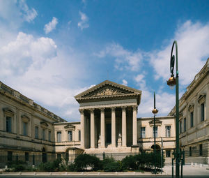 Low angle view of building against sky