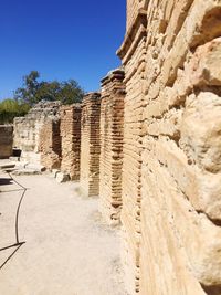 View of old ruins