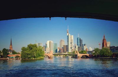 River with buildings in background