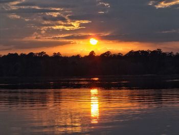 Scenic view of sky during sunset