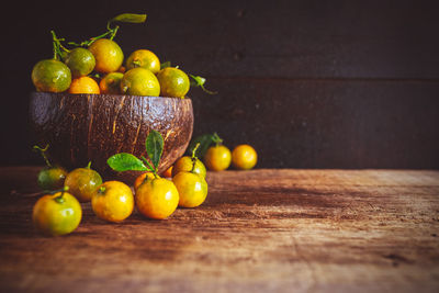 Close-up of fruit slices