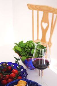 Close-up of drink on table