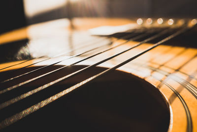 Close-up of guitar