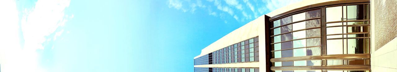 Low angle view of building against sky