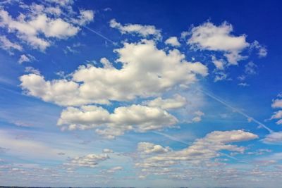 Low angle view of clouds in sky