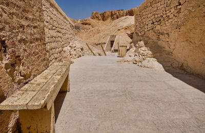 View of old ruin building