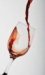 Close-up of over white background