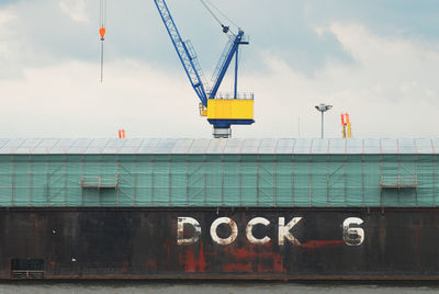 Low angle view of built structure against sky