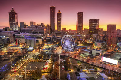 Atlanta georgia downtown city skyline