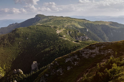 Scenic view of mountain against sky