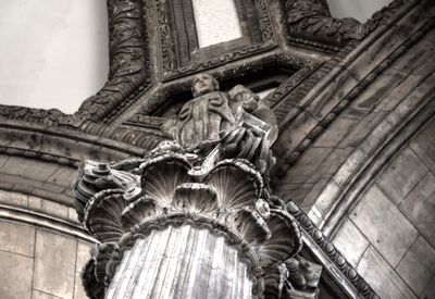 Low angle view of historical building