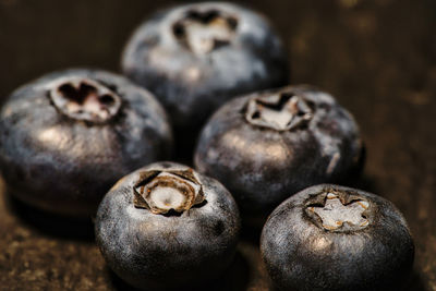 Close-up of fruits on table