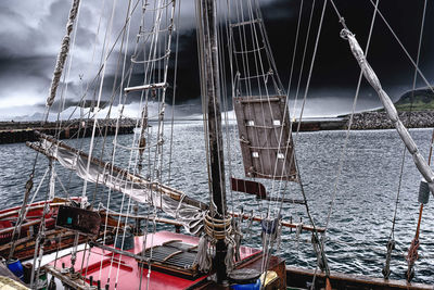 Close-up of water against the sky