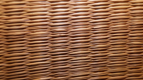 Full frame shot of wicker basket