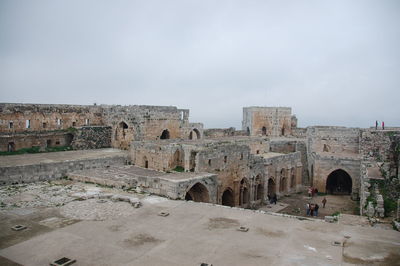 Old ruins against sky