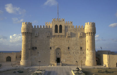 View of historic building against sky