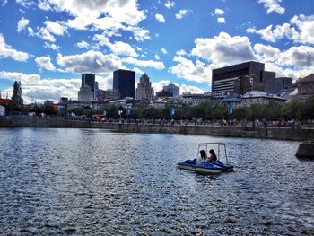 River with buildings in background