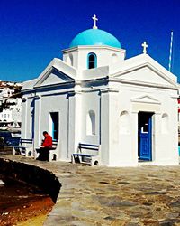 Facade of church