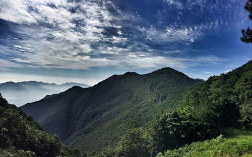 Scenic view of mountains in mexico