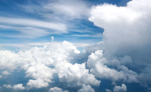 Low angle view of clouds in sky