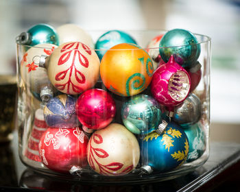 Close-up of multi colored candies