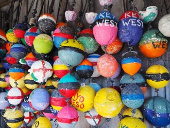 Full frame shot of multi colored for sale in market