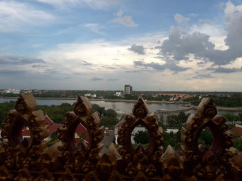 View of old building in city