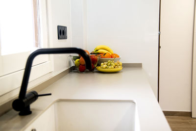 Interior of bathroom