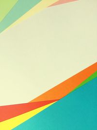 Low angle view of multi colored umbrella