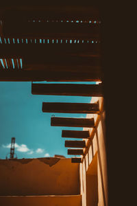 Close-up of illuminated staircase
