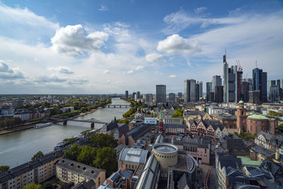 City view of frankfurt am main