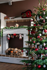 Christmas tree at home