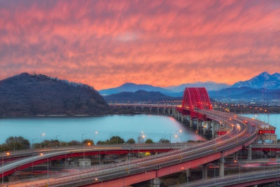Banghwa bridge at sunset