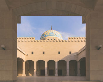 View of mosque against sky