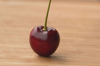 Close-up of strawberry on table