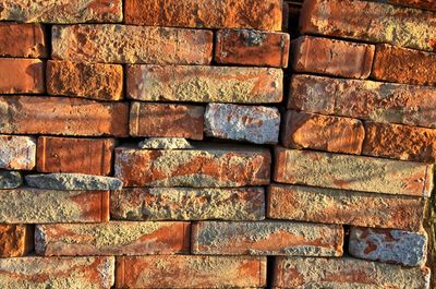 Full frame shot of brick wall