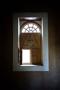 View of closed door