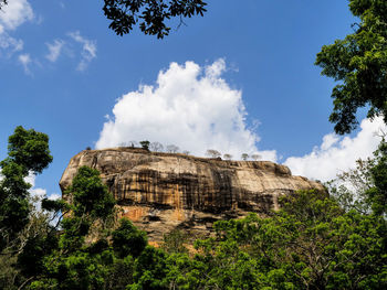 Low angle view of castle against sky