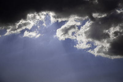 Low angle view of sky