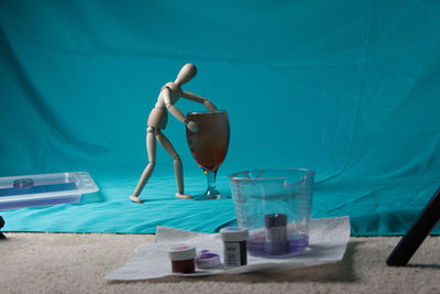 Close-up of water tank