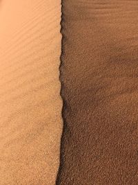 Full frame shot of sand dune