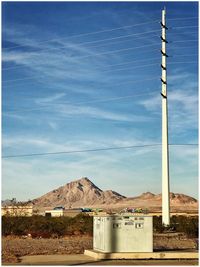 Scenic view of mountain against sky