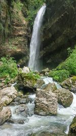 View of waterfall