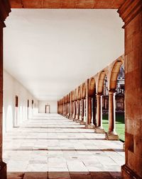 Corridor in row