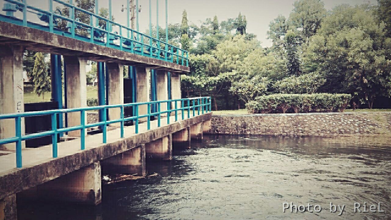 VIEW OF BRIDGE OVER RIVER