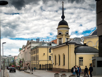 View of cathedral against cloudy sky