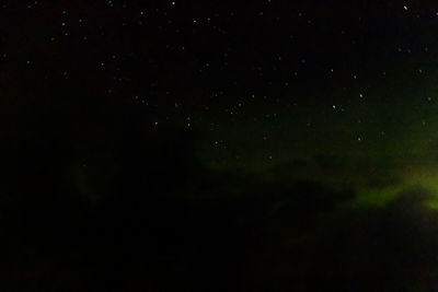 Low angle view of star field at night