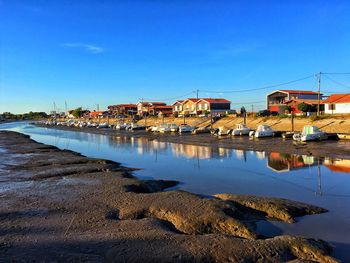 Buildings at waterfront