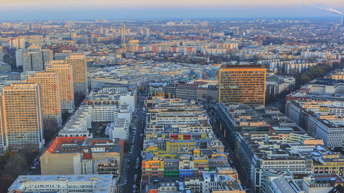 Aerial view of cityscape